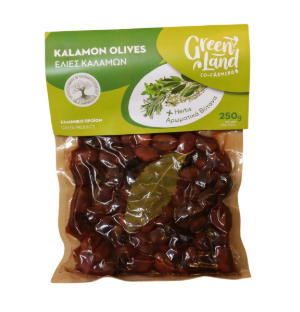 Greenland Kalamata Olijven Vacuum Herbs (kruiden) 250 gr