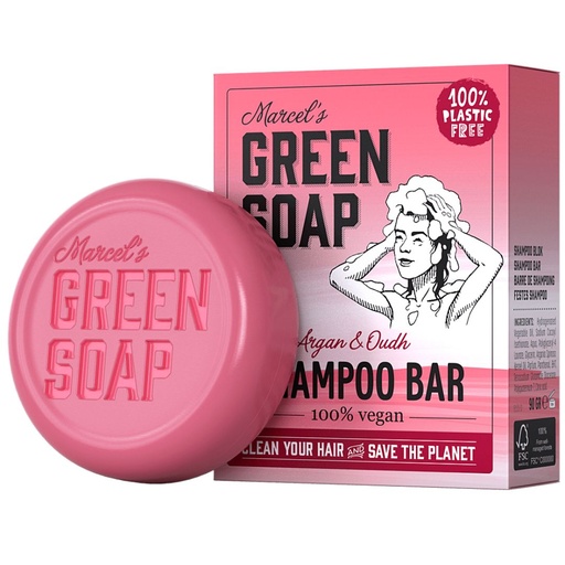 [30434] M.Green soap Shampoo bar argan &amp; oudh 90g