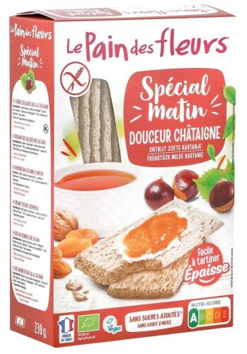 [30621] Le Pain Des Fleurs Bio Spécial Matin zachte kastanje 230 g