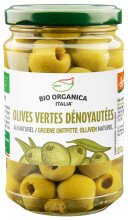 [30649] BOI Bio groene ontpitte olijven 280 g Demeter