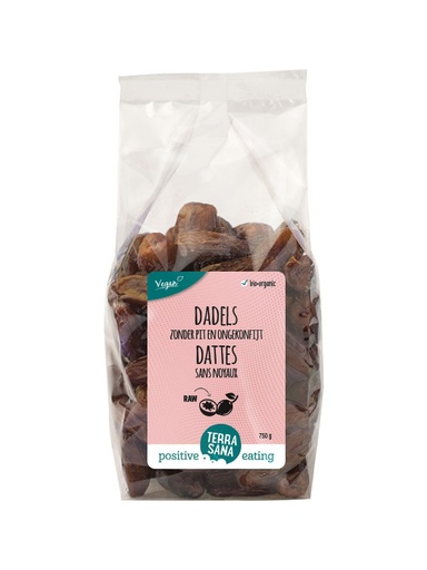 [31033] Terrasana RAW Dadels zonder pit voordeelpak bio 750g