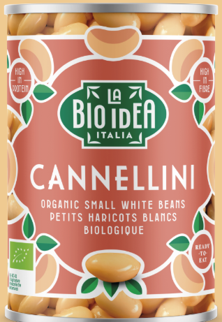 [31043] BIOIDEA Witte bonen klein cannellini blik 400g