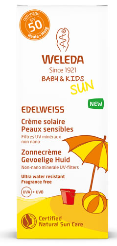 [31124] Weleda Edelweiss zonnecrème baby & kids SPF50 50ml