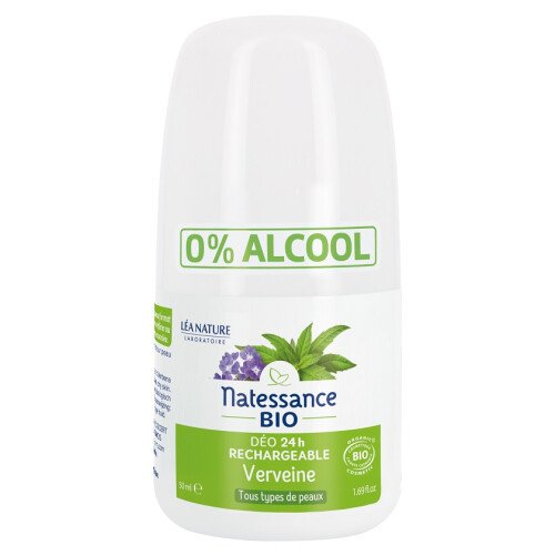 [31159] Hervulbare deodorant 24u met biologische verveine 50 ml - normale tot gevoelige huid