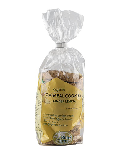 [31208] Billy's Farm Haverkoeken gember citroen bio 200g