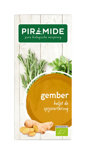 [32985] Piramide Gember bio 20 builtjes