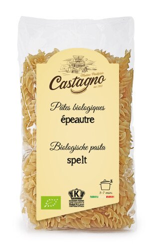 [32989] Castagno Bio witte fusilli (100% spelt) 500 g