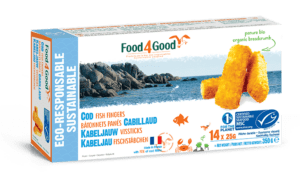 [33895] Food4Good Kabeljauw fishsticks msc 350g