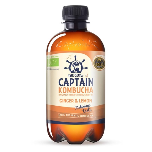 TGC Kombucha ginger lemon 400ml